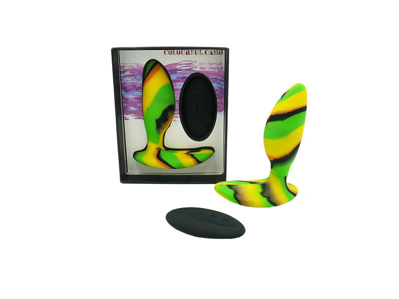 Colourful Camo IDYLIC Butt Plug