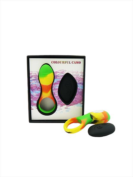 Colourful Camo Bravo Cock Ring