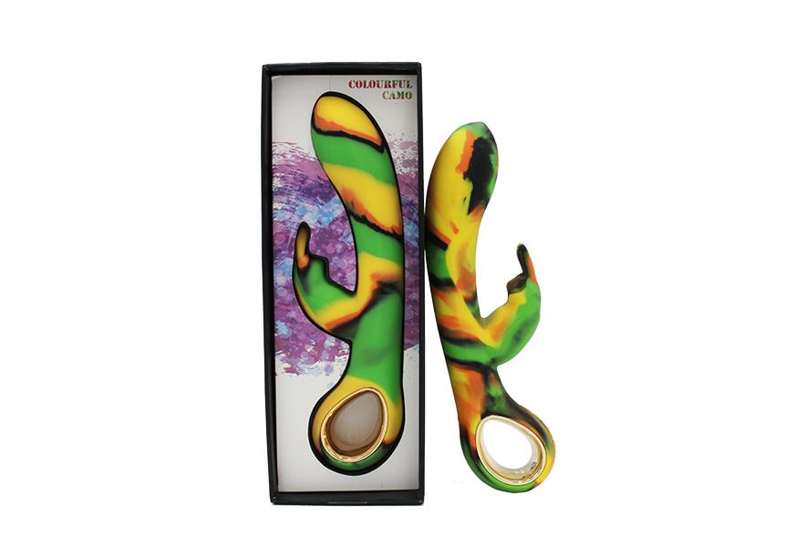 Colourful Camo Dini Vibrator Heating