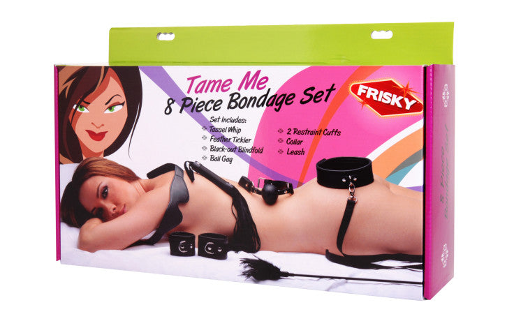 Frisky Tame Me 8pc Bondage Set