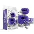 Nixie Butt Plug and Cuff Set Purple