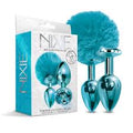 Nixie Metal Butt Plug Pom & Jewel