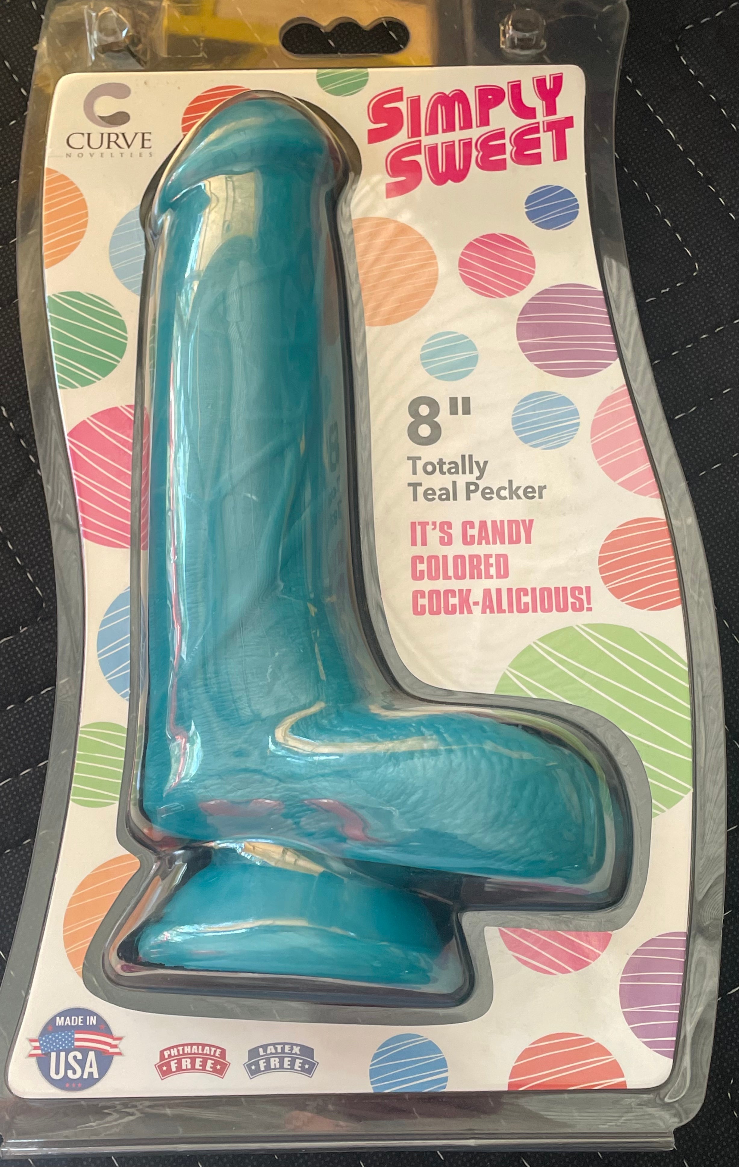 Simply Sweet 8" Totally Pecker Teal