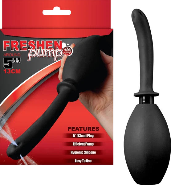 Freshen Douche 5" Silicone Black