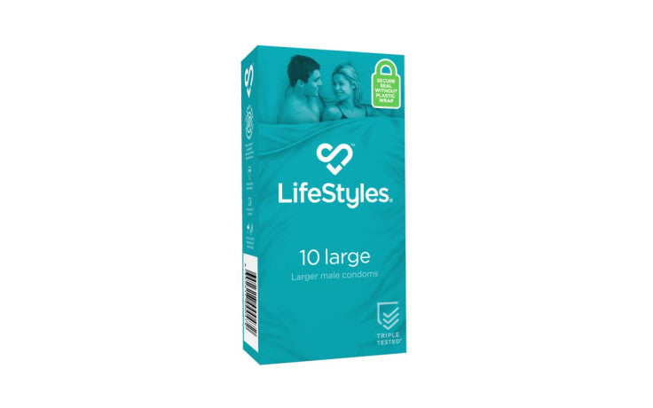 Lifestyle 10pk Large Condom