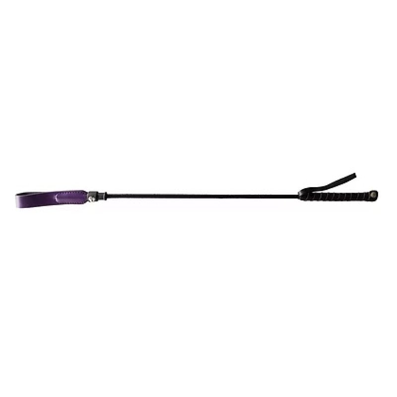 Riding Crop Slim Leather Tip 24"